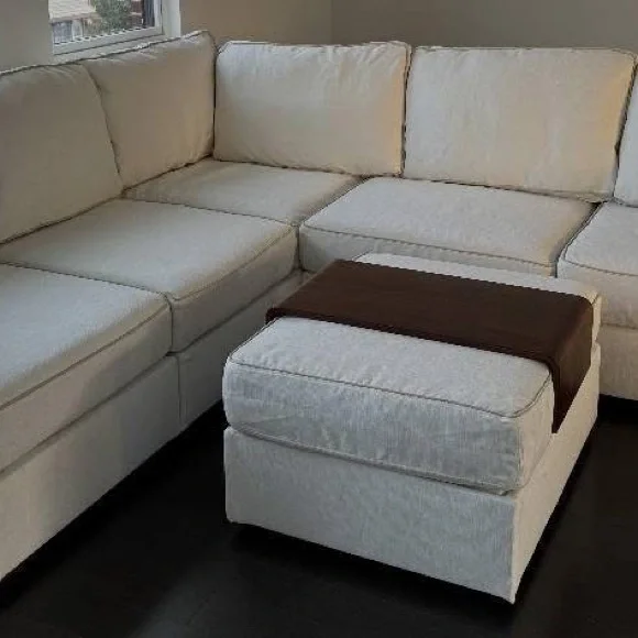 Lovesac Seat Cover Set: Tonal Chantilly Luxe Chenille CSTM bundle - Picture 8 of 8